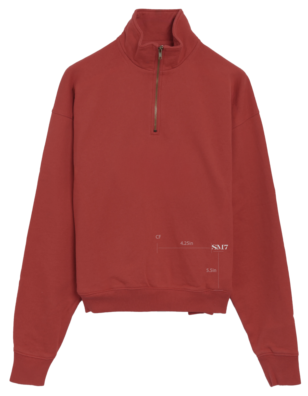 DISCIPLINE SM7 LOGO 1/4 ZIP
